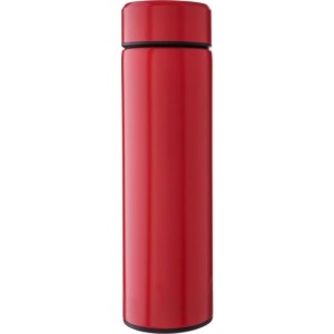 Duplafal, rozsdamentes acl termosz, 425 ml, piros