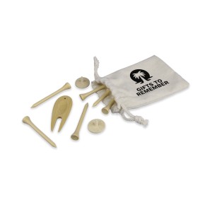 Fa golf tee kszlet, barna (sportszer)