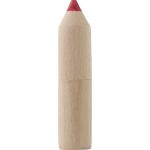 Fa színesceruza készlet, 6 db-os, fa hengerben (2786-11)