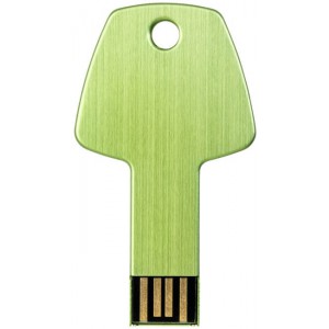 Kulcs pendrive, zöld (raktári) (pendrive)