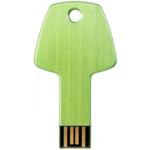 Kulcs pendrive, zöld (raktári) (pendrive)