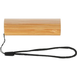 LED l�mpa, �jrahasznos�tott bambusz, barna