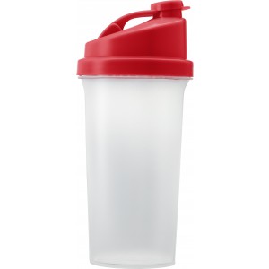 Manyag protein shaker, piros (pohr)