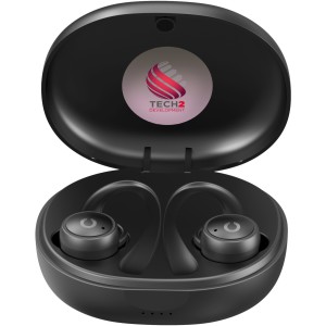 Prixton TWS160S Bluetooth 5.0 sport flhallgat, fekete (flhallgat, fejhallgat)