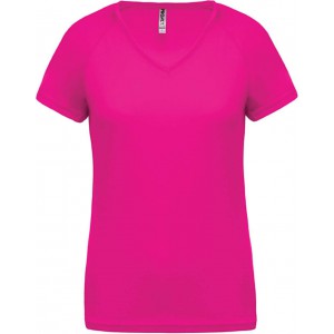 ProAct Ni V-nyak sportpl, Fuchsia (T-shirt, pl, kevertszlas, mszlas)