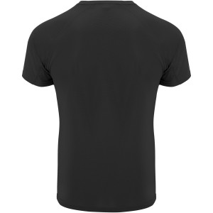 Roly Bahrain frfi sportpl, Solid black (T-shirt, pl, kevertszlas, mszlas)