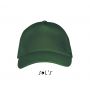 Sols Long Beach 5 paneles sapka, Bottle Green, U