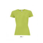 Sols Sporty raglánujjas női póló, Apple Green (SO01159AG)