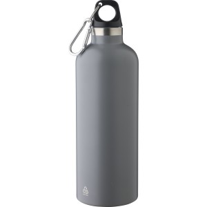 Újraacél duplafalú kulacs, 500 ml, szürke (termosz)