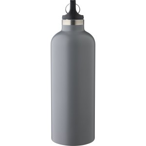 Újraacél duplafalú kulacs, 500 ml, szürke (termosz)