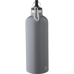 Újraacél duplafalú kulacs, 500 ml, szürke (termosz)