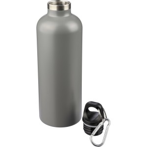Újraacél duplafalú kulacs, 500 ml, szürke (termosz)