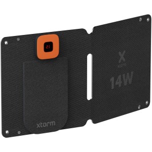 Xtorm XR2S14 SolarBooster 14W sszehajthat napelem, fekete (powerbank)